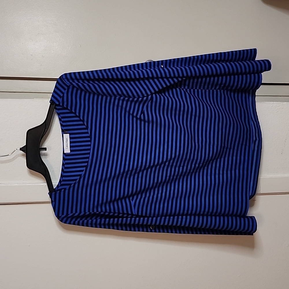 Striped long sleeve top